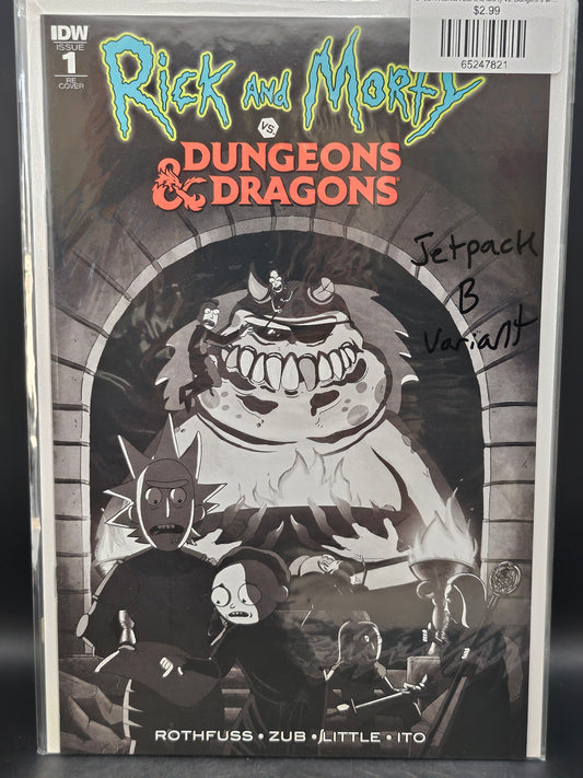 #1JETPACK.B Rick and Morty vs. Dungeons and Dragons (2018 IDW)