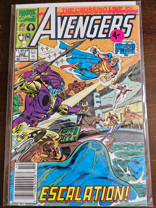 Avengers – Marvel Comics – (1963–1999) – Volume 1 – #322