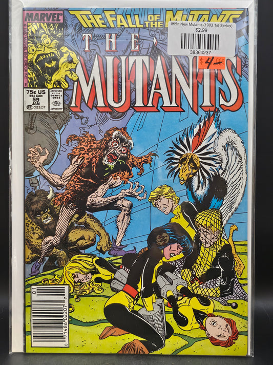 #59n New Mutants (1983 1st Series)