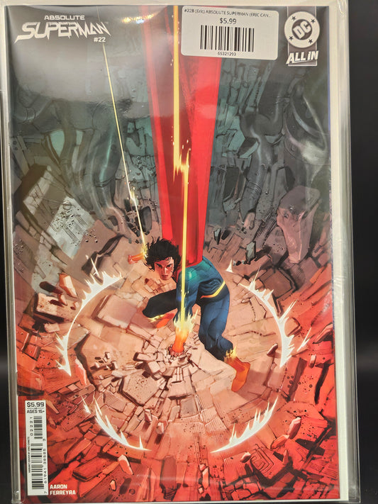 #22B (Eric) ABSOLUTE SUPERMAN (ERIC CANETE CARD STOCK VAR)