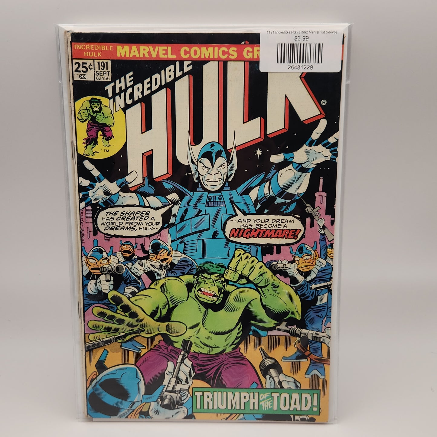 #191 Incredible Hulk (1962 Marvel 1st Series)