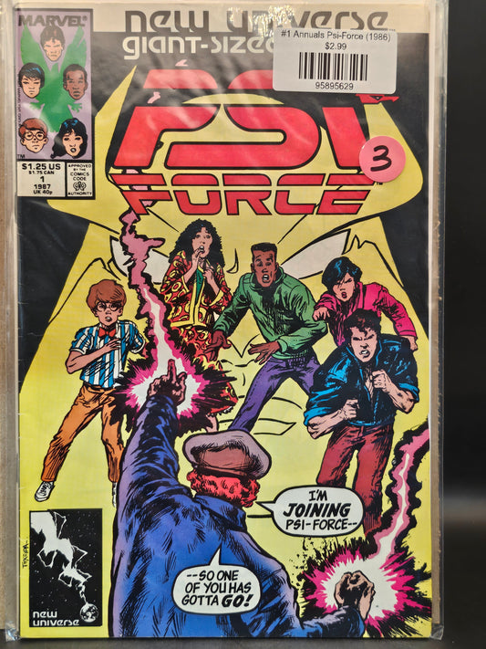 #1 Annuals Psi-Force (1986)