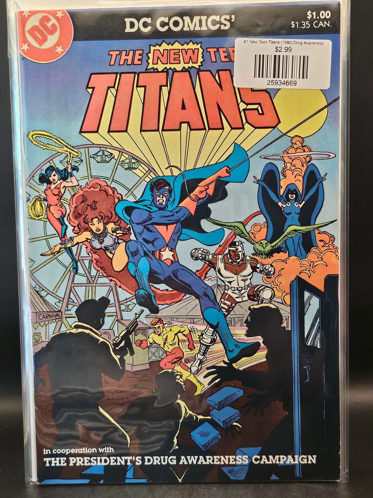 #1 New Teen Titans (1980) Drug Awareness