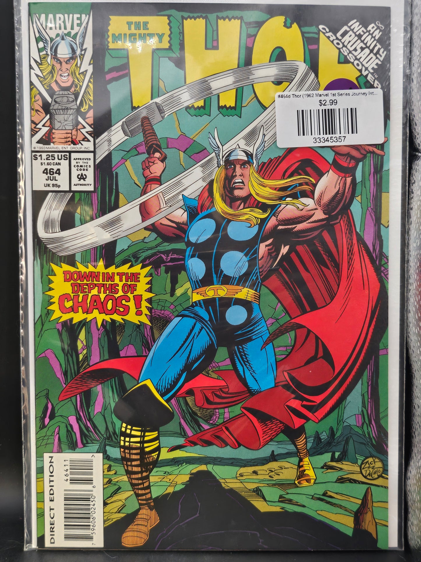 #464d Thor (1962 Marvel 1st Series Journey Into Mystery)