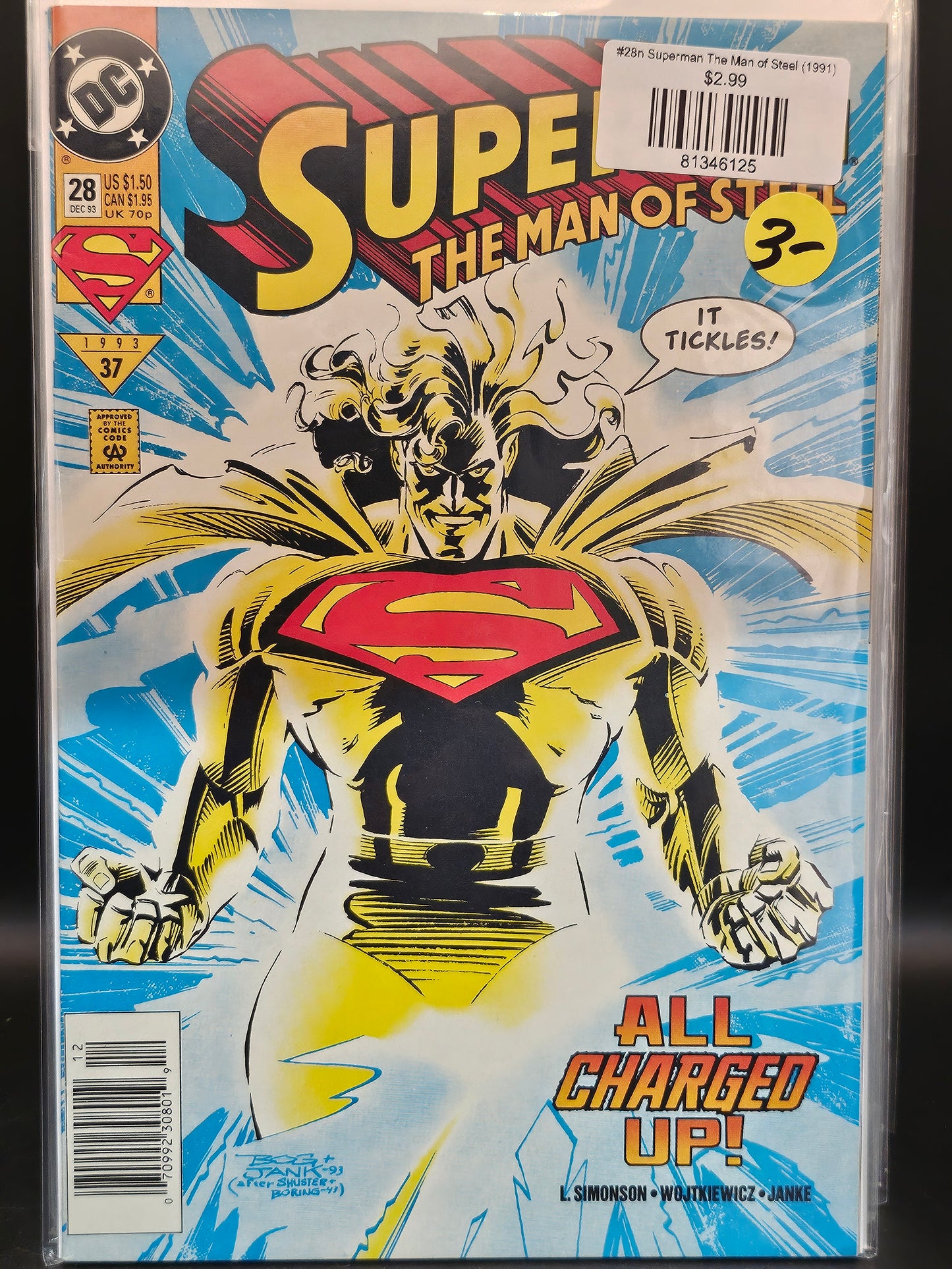 #28n Superman The Man of Steel (1991)