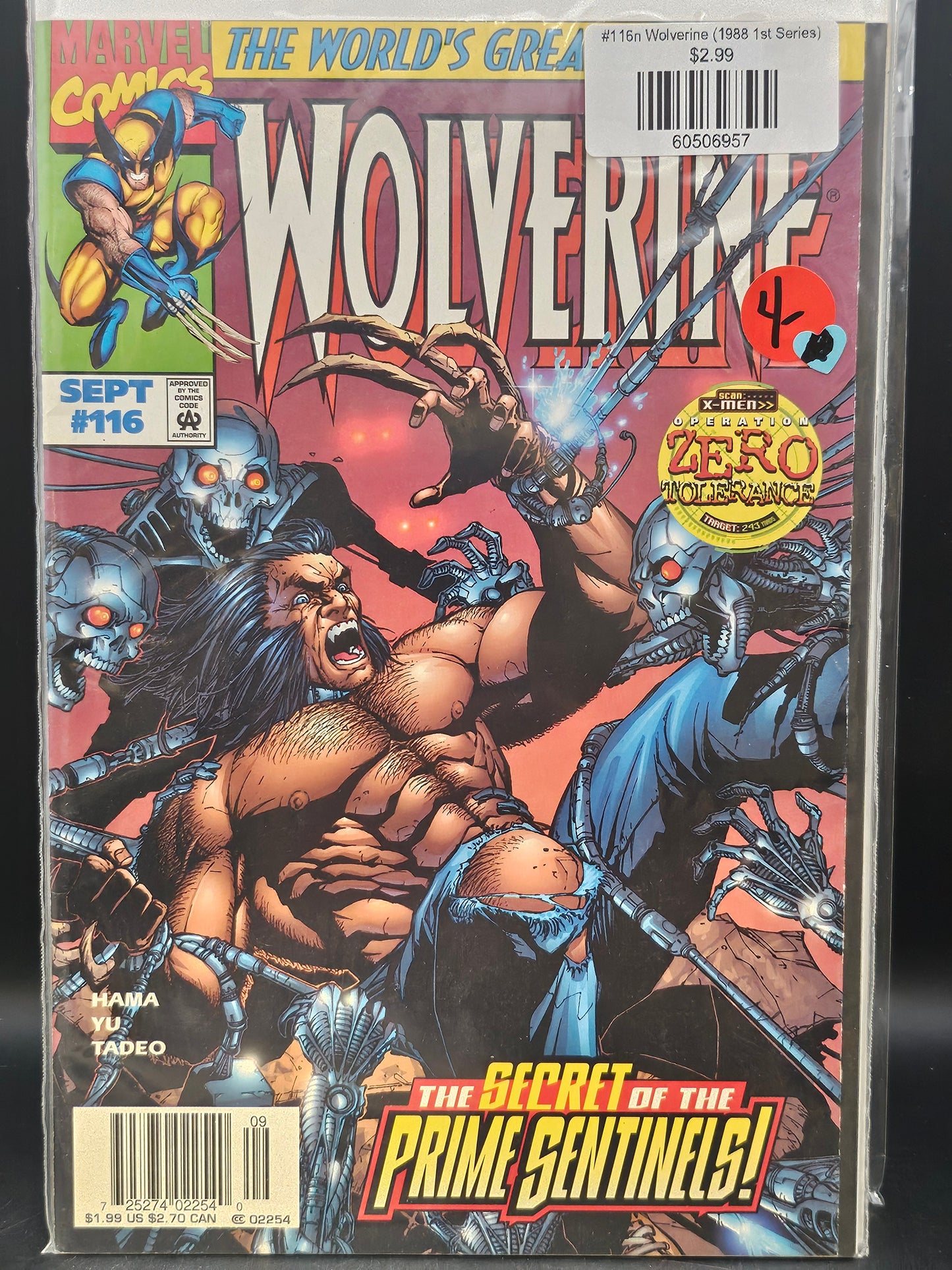 #116n Wolverine (1988 1st Series)