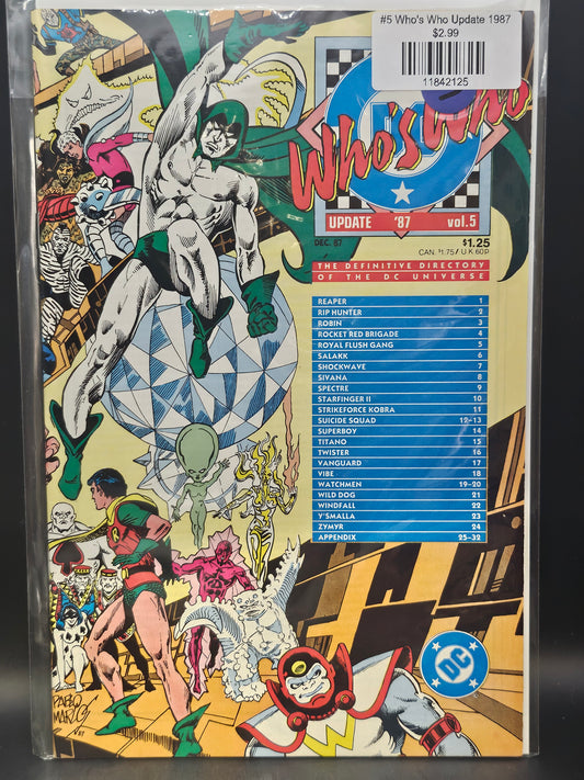 #5 Who's Who Update 1987
