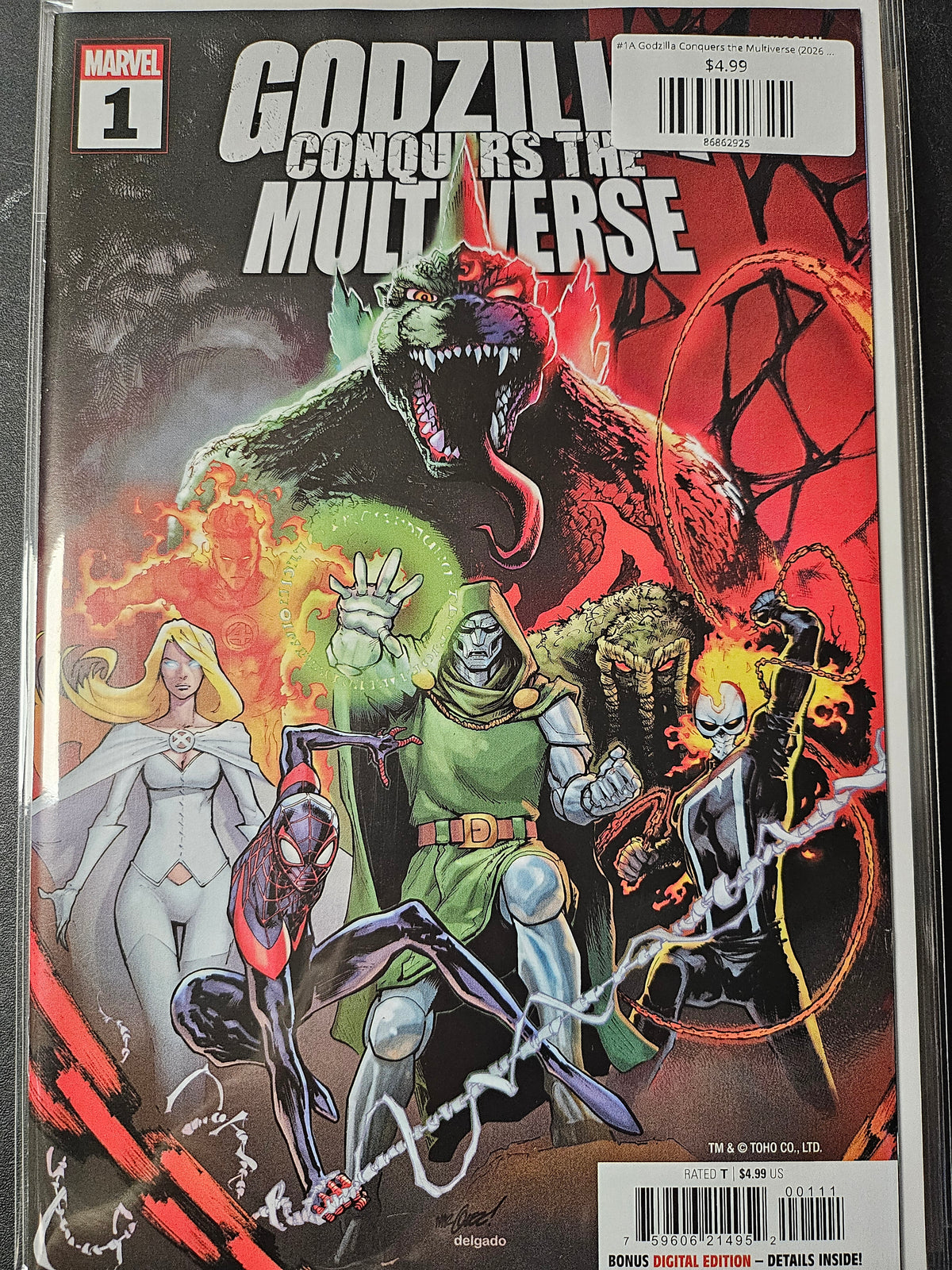 #1A Godzilla Conquers the Multiverse (2026 Marvel)
