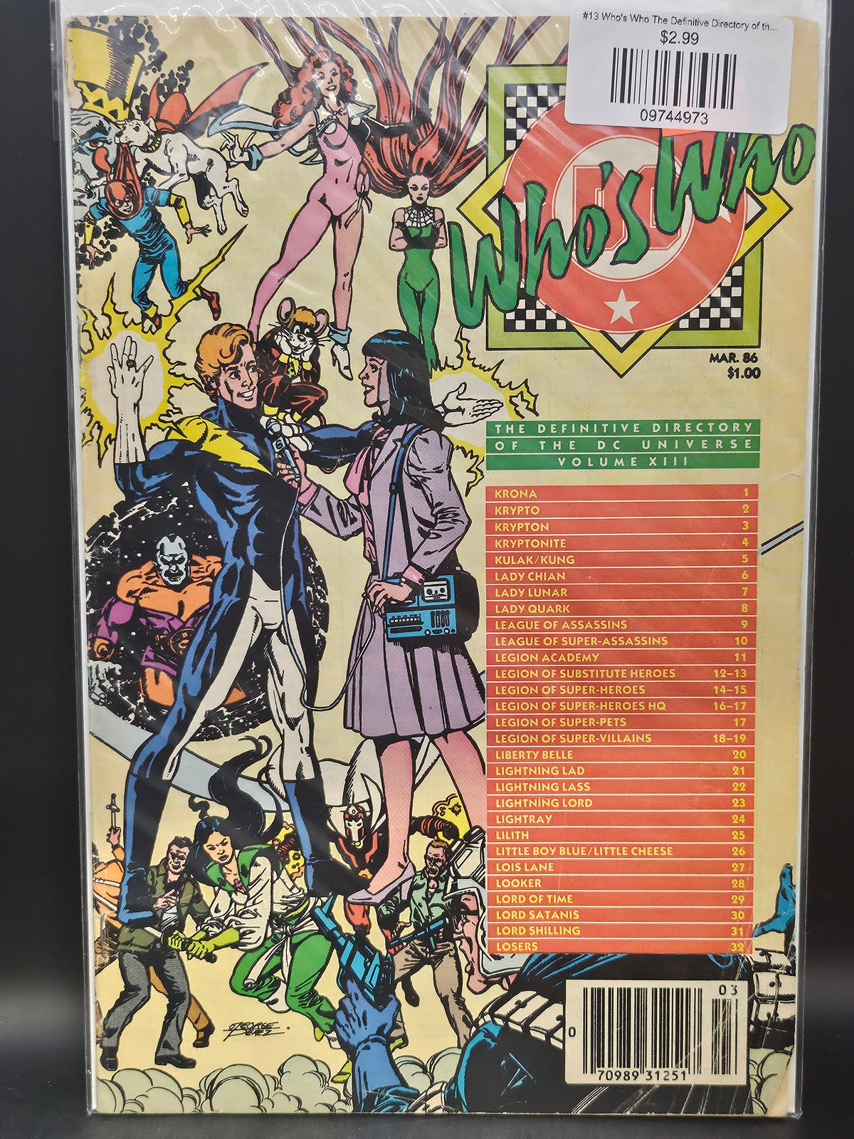 #13 Who's Who The Definitive Directory of the DC Universe (1985)