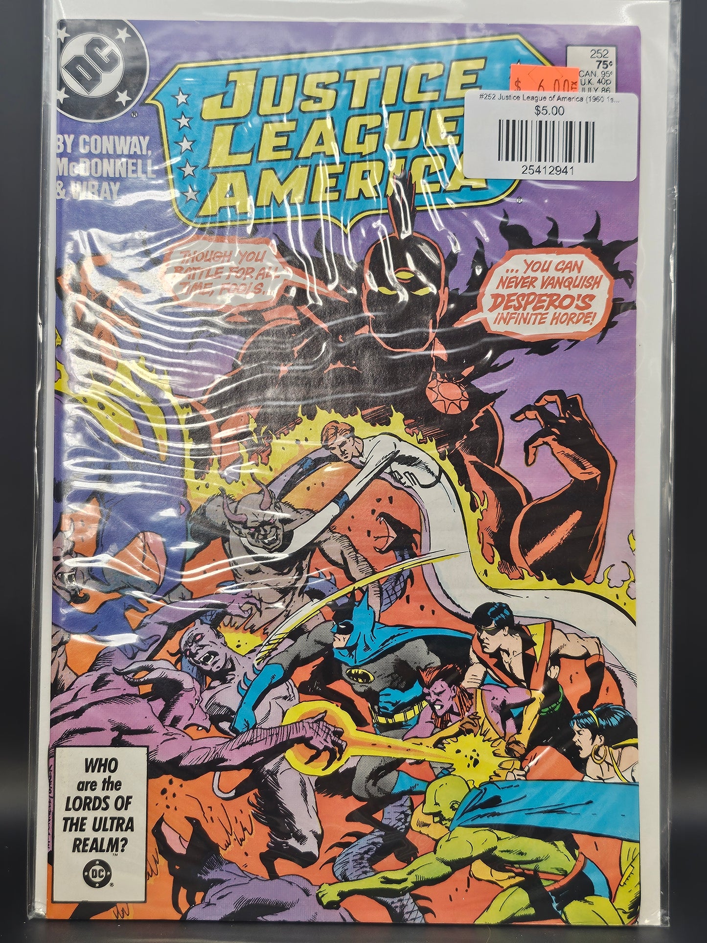 #252 Justice League of America (1960 1st Series)