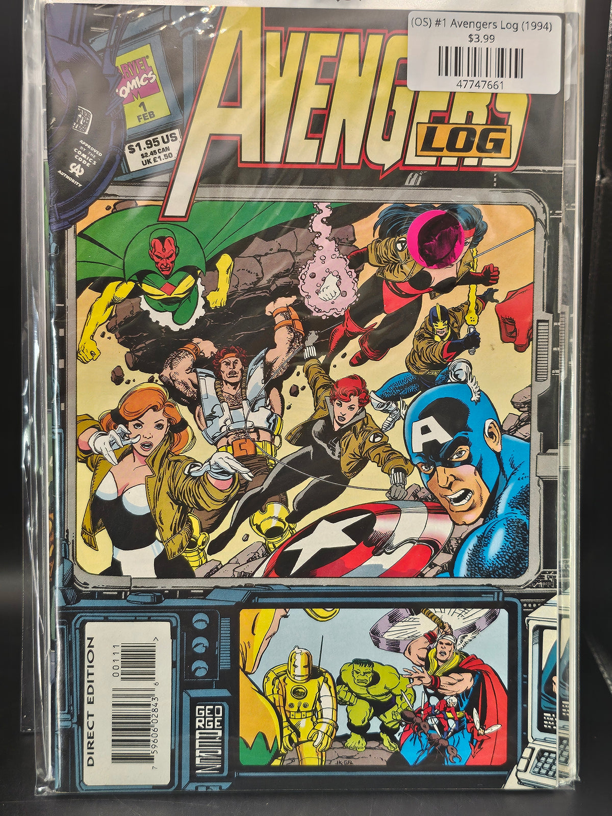 (OS) #1 Avengers Log (1994)