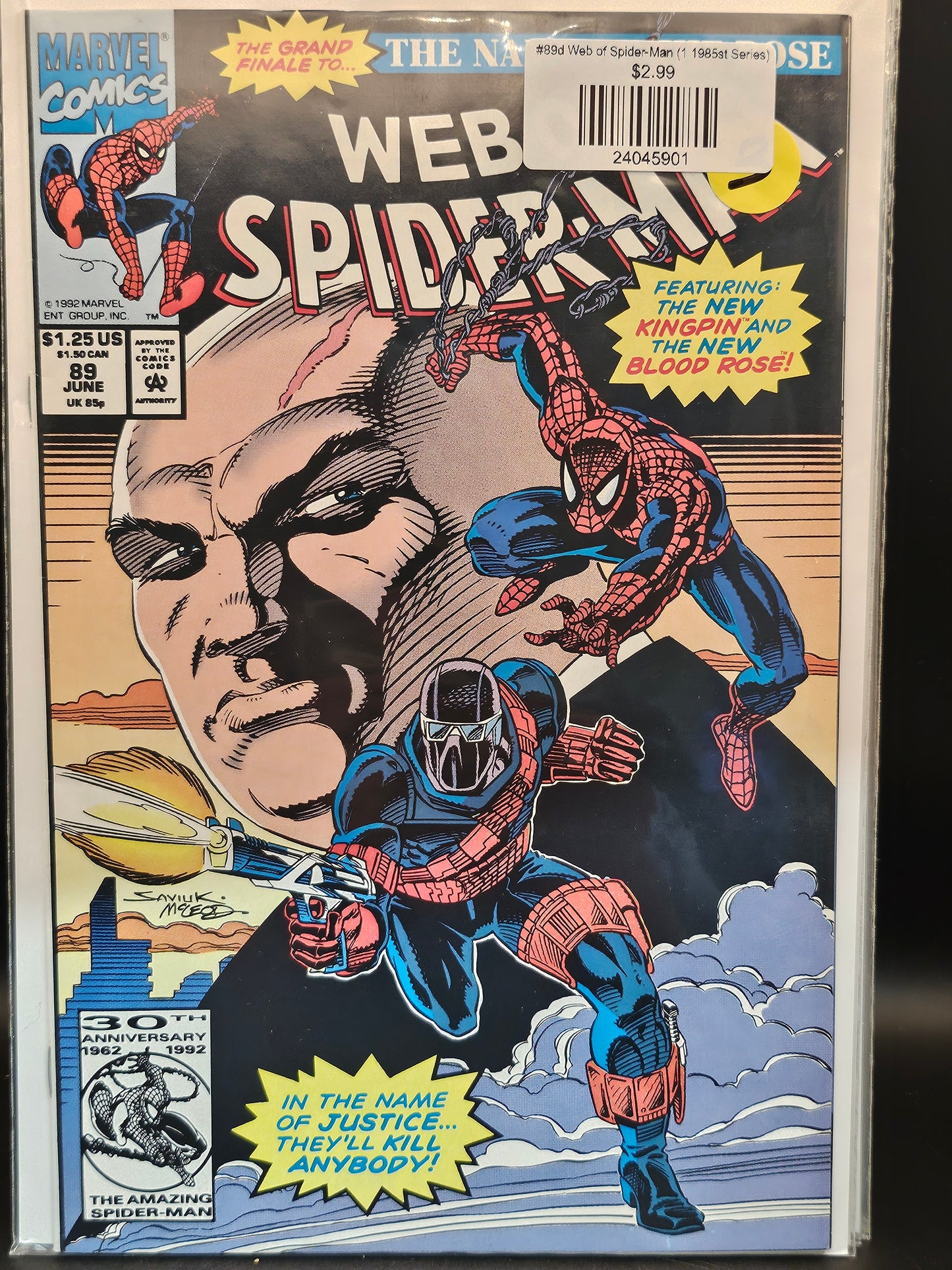 #89d Web of Spider-Man (1985 1st Series)