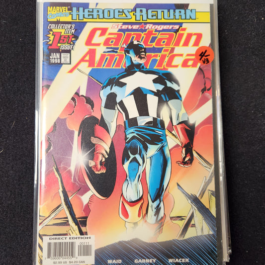 Captain America – Marvel – 1998–2002 – Volume 3 – Ongoing Series – #1 - Direct