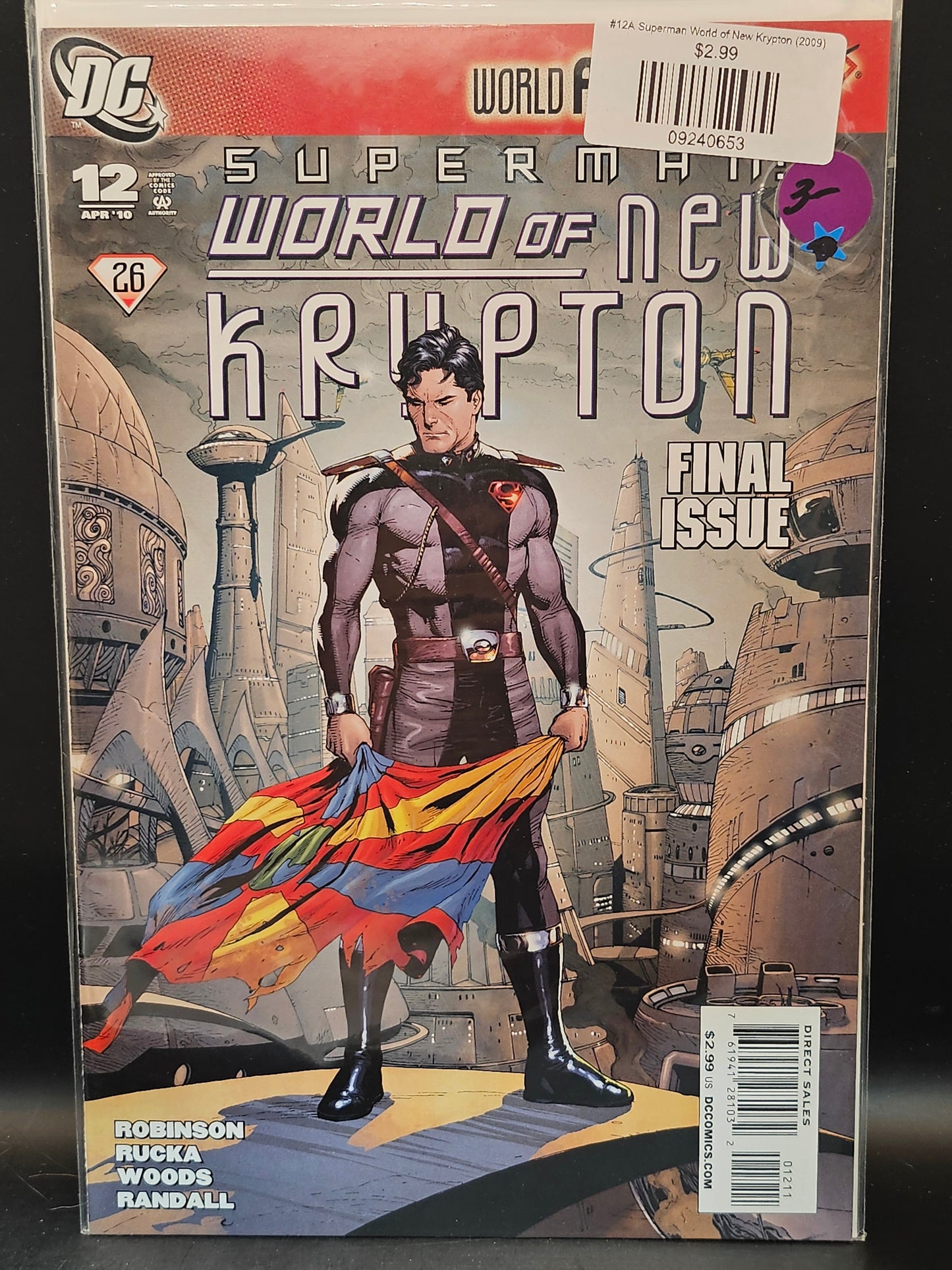 #12A Superman World of New Krypton (2009)