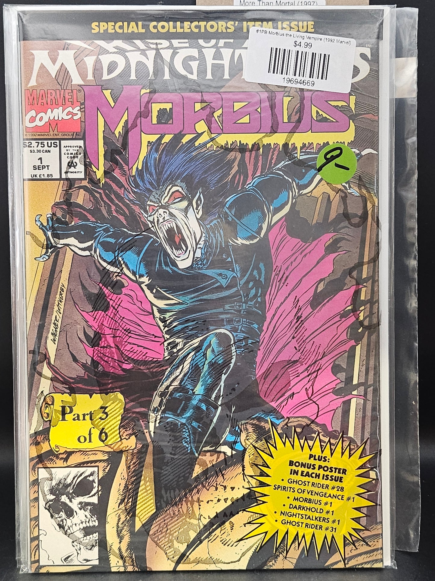 #1PB Morbius the Living Vampire (1992 Marvel)
