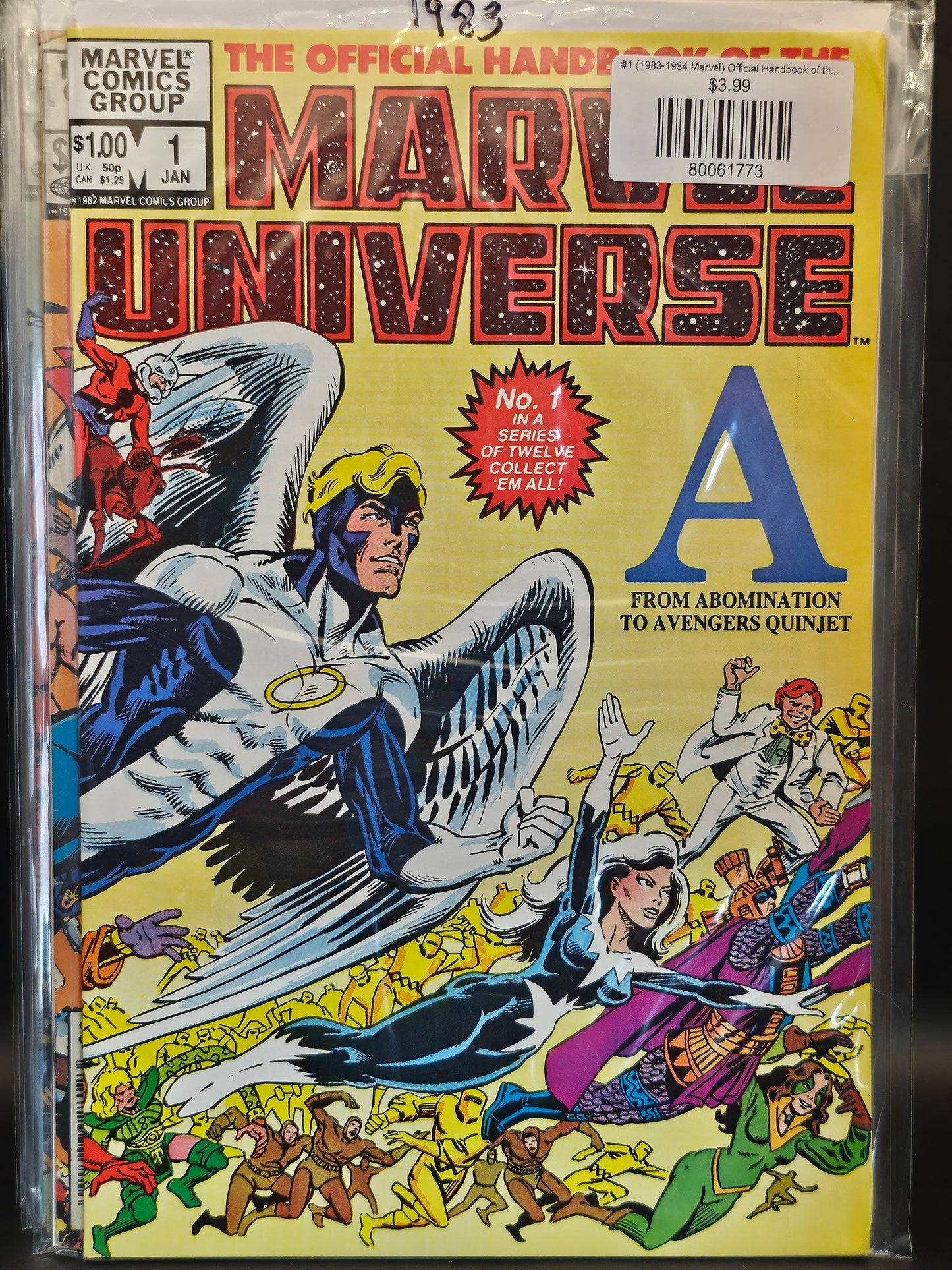 #1 (1983-1984 Marvel) Official Handbook of the Marvel Universe