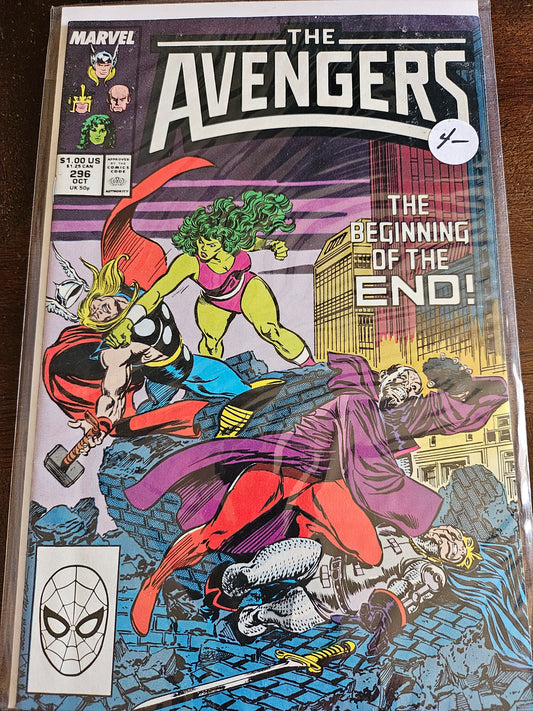 Avengers – Marvel Comics – (1963–1999) – Volume 1 – #296