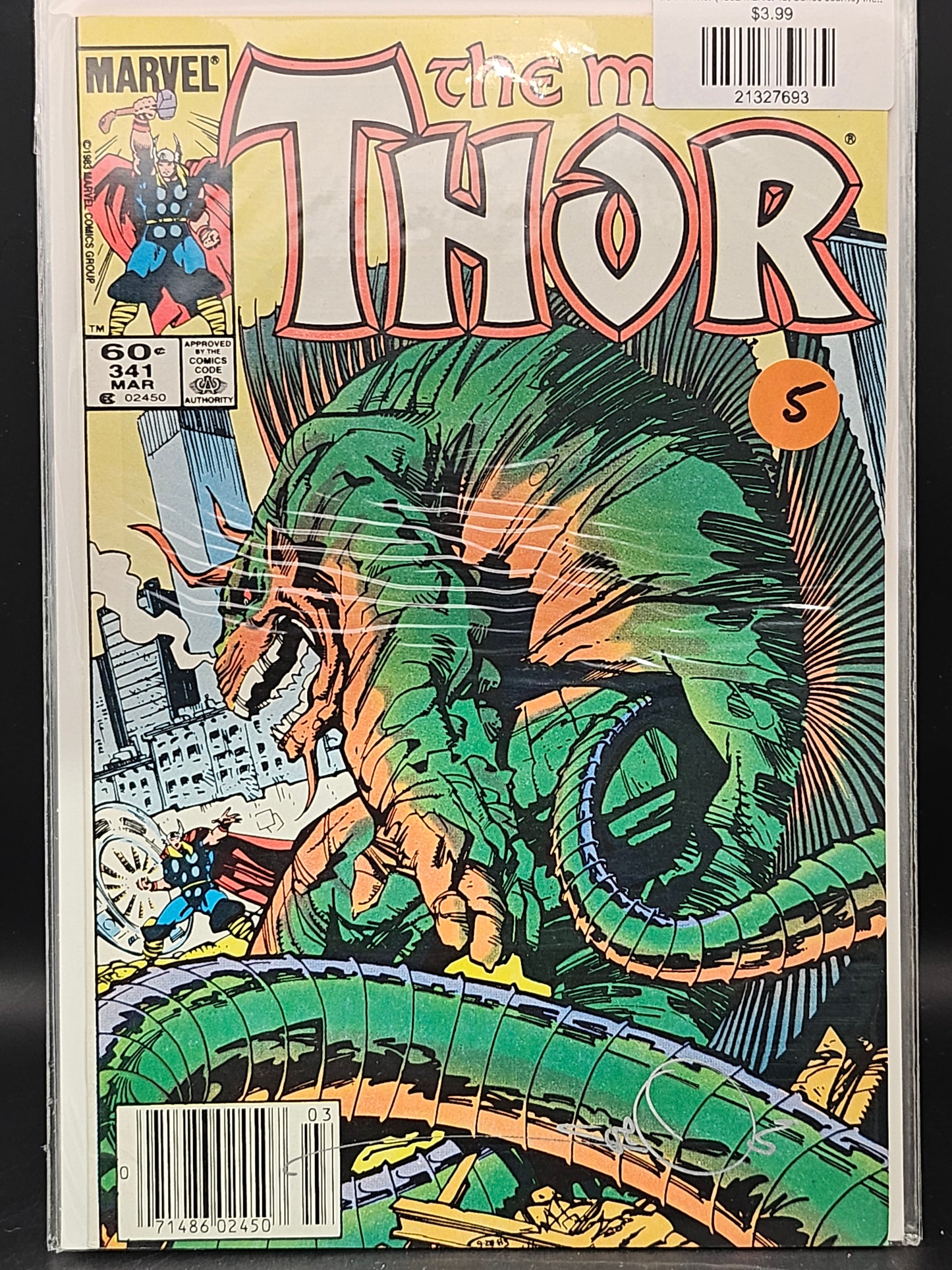 #341n Thor (1962 Marvel 1st Series Journey Into Mystery)