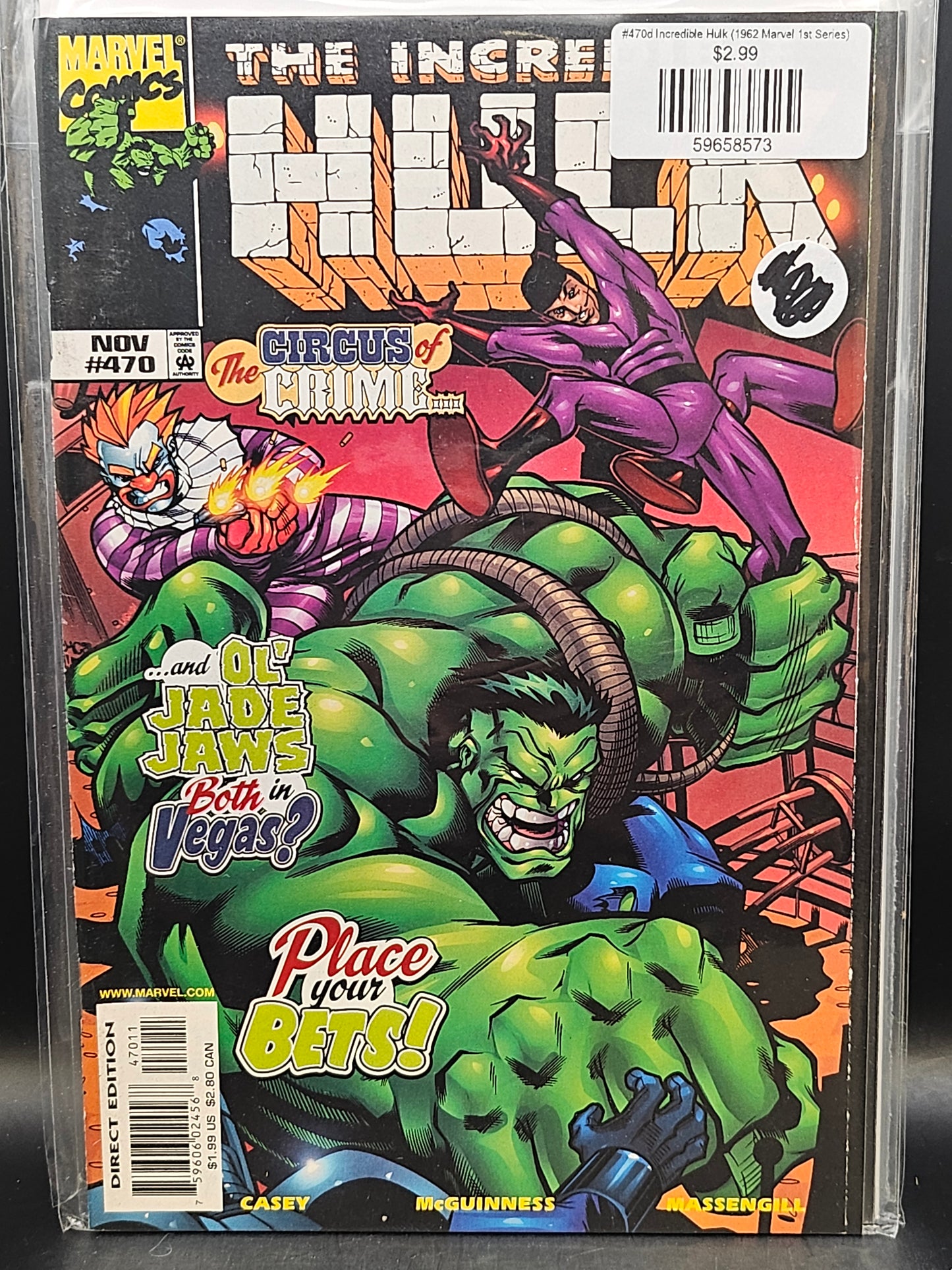 #470d Incredible Hulk (1962 Marvel 1st Series)