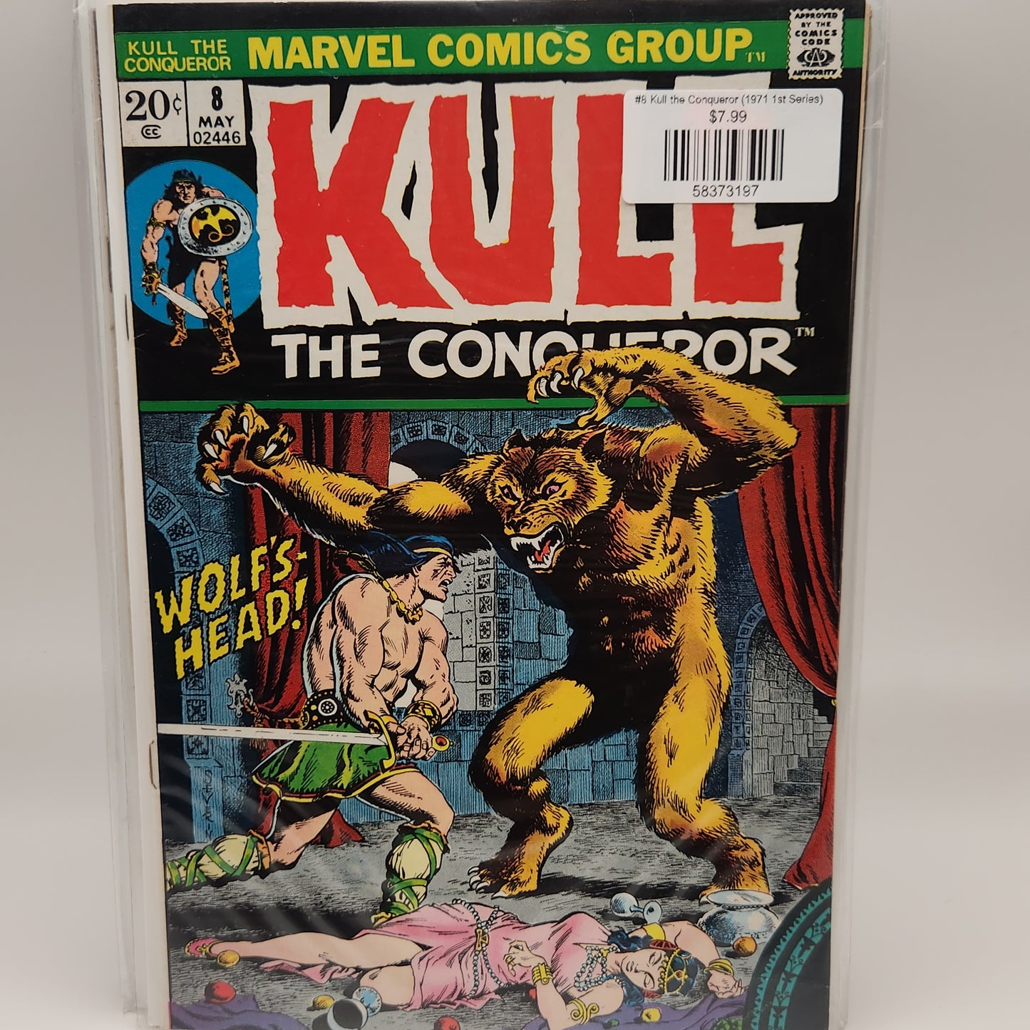 #8 Kull the Conqueror (1971 1st Series)