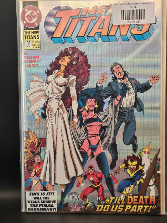 #100 New Teen Titans (1984 2nd Series) New Titans
