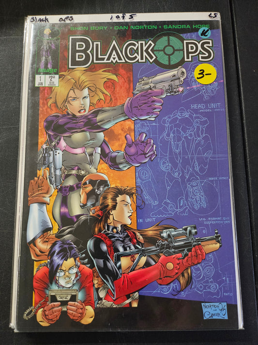 Black Ops – Image Comics / WildStorm – (1996) – Volume 1 – Limited Series - #1 of 5