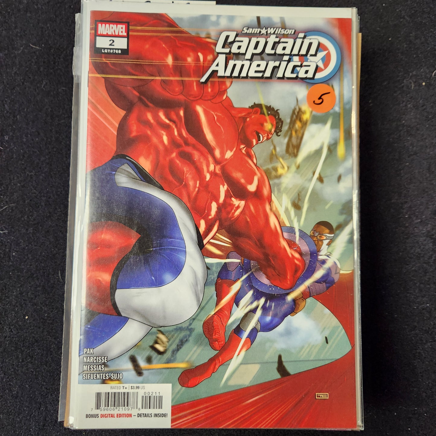 109.100 – Captain America Sam Wilson - #1 (lgy#767) -2024