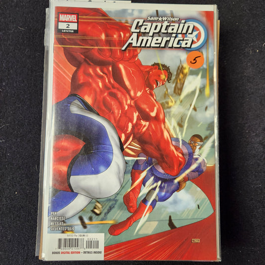 Sam Wilson: Captain America – Marvel – 2025 – Volume 1 – Ongoing Series – #2 LGY #768 - Cover A