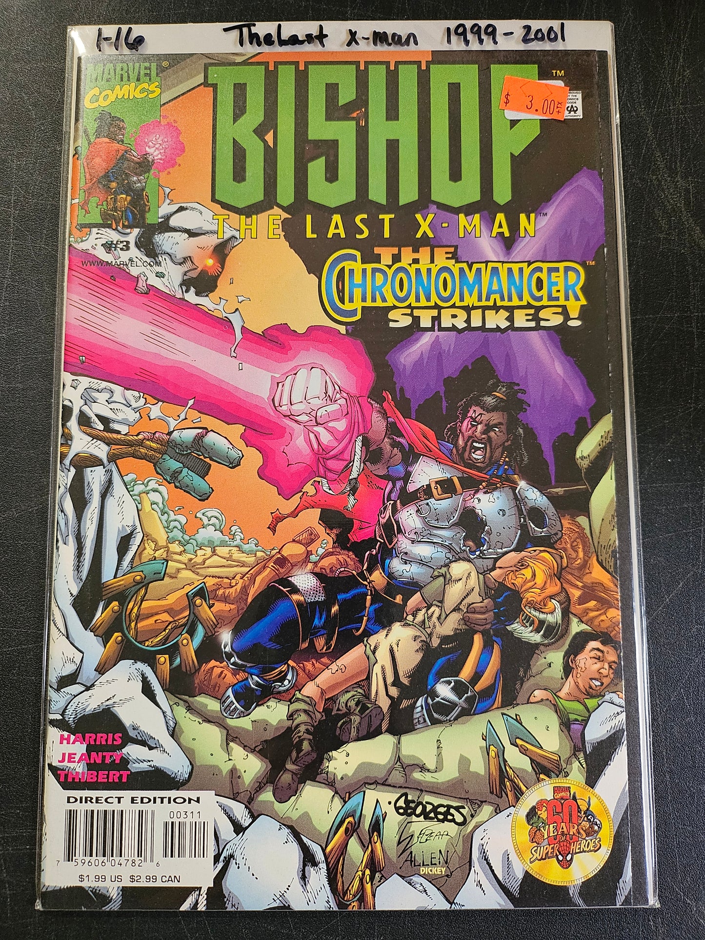 Bishop: The Last X-Man – Marvel Comics – (1999–2001) – Volume 1 – Limited Series - #3 of 16