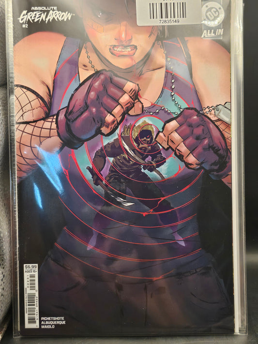 #2C (Riley) ABSOLUTE GREEN ARROW (OF 6 RILEY ROSSMO CARD STOCK VAR)