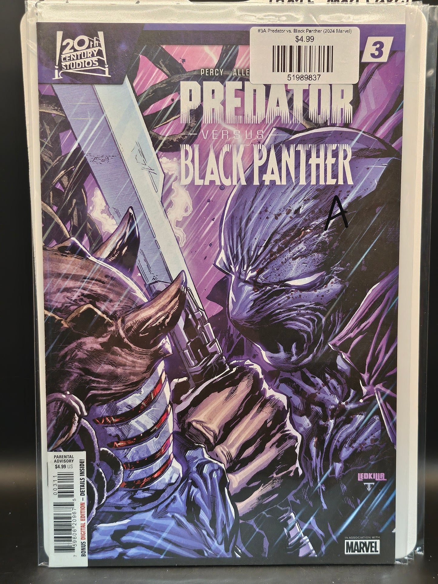 #3A Predator vs. Black Panther (2024 Marvel)