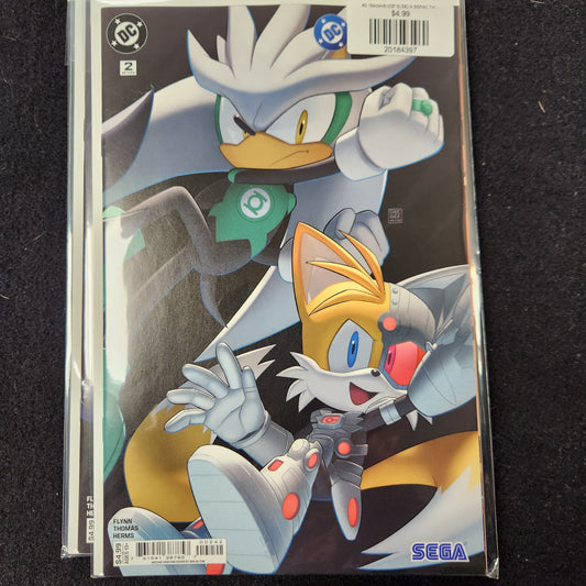 #2 (Second) (OF 5) DC X SONIC THE HEDGEHOG (Printing Deegeemin Connecting)