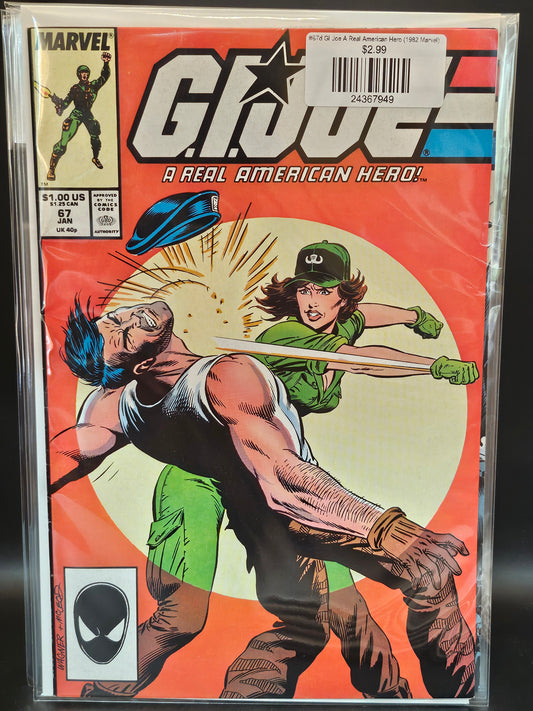 #67d GI Joe A Real American Hero (1982 Marvel)