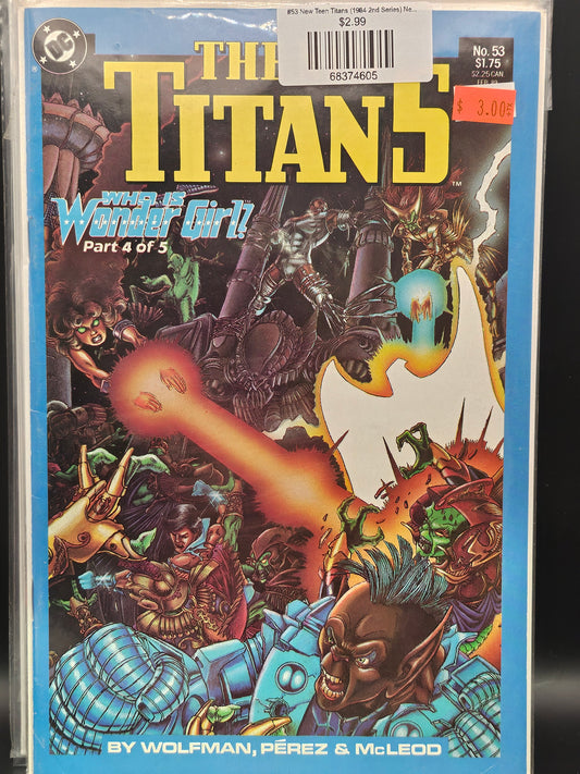 #53 New Teen Titans (1984 2nd Series) New Titans