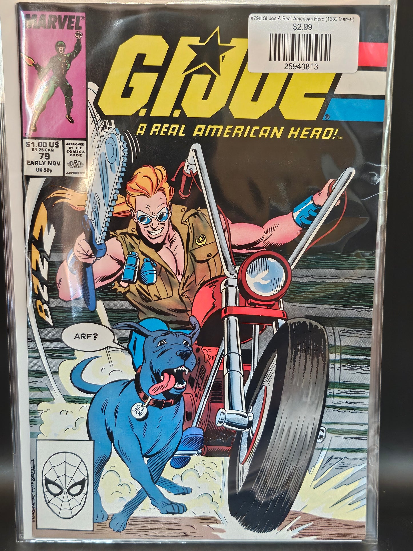 #79d GI Joe A Real American Hero (1982 Marvel)