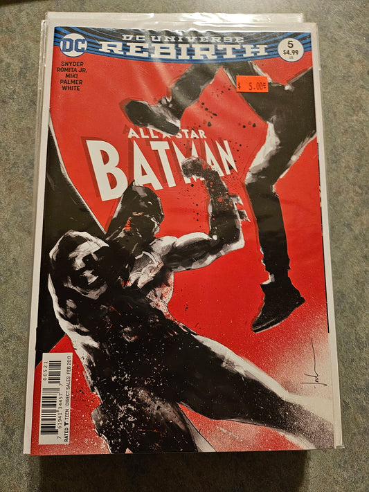 All Star Batman – DC Comics – (2016–2017) – Volume 1 – Limited Series – #5 - Cover B