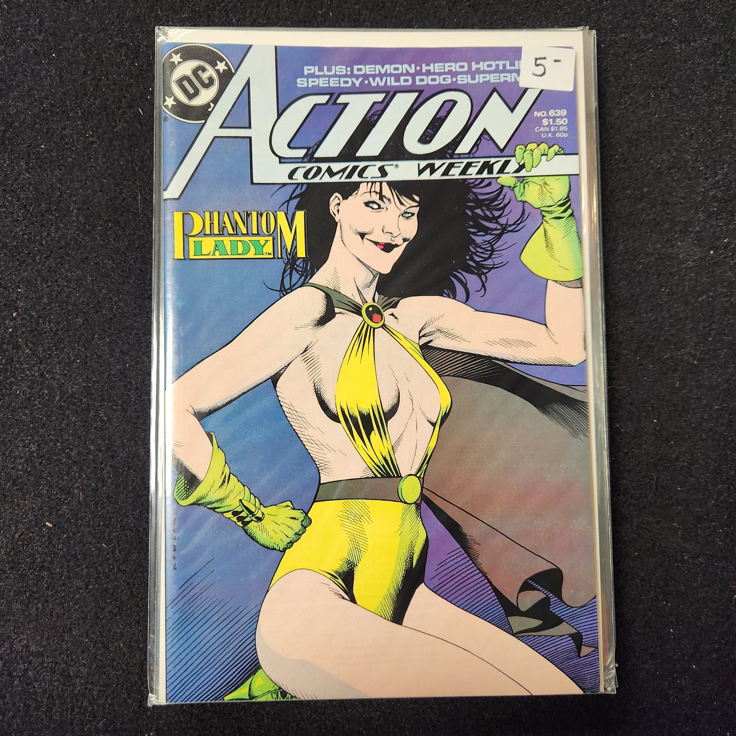 Action Comics #639 - Featuring Phantom Lady (DC 1989)