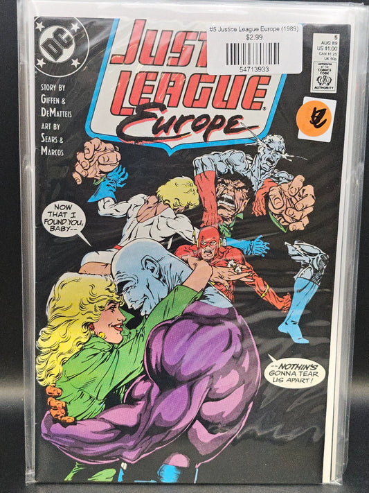 #5 Justice League Europe (1989)