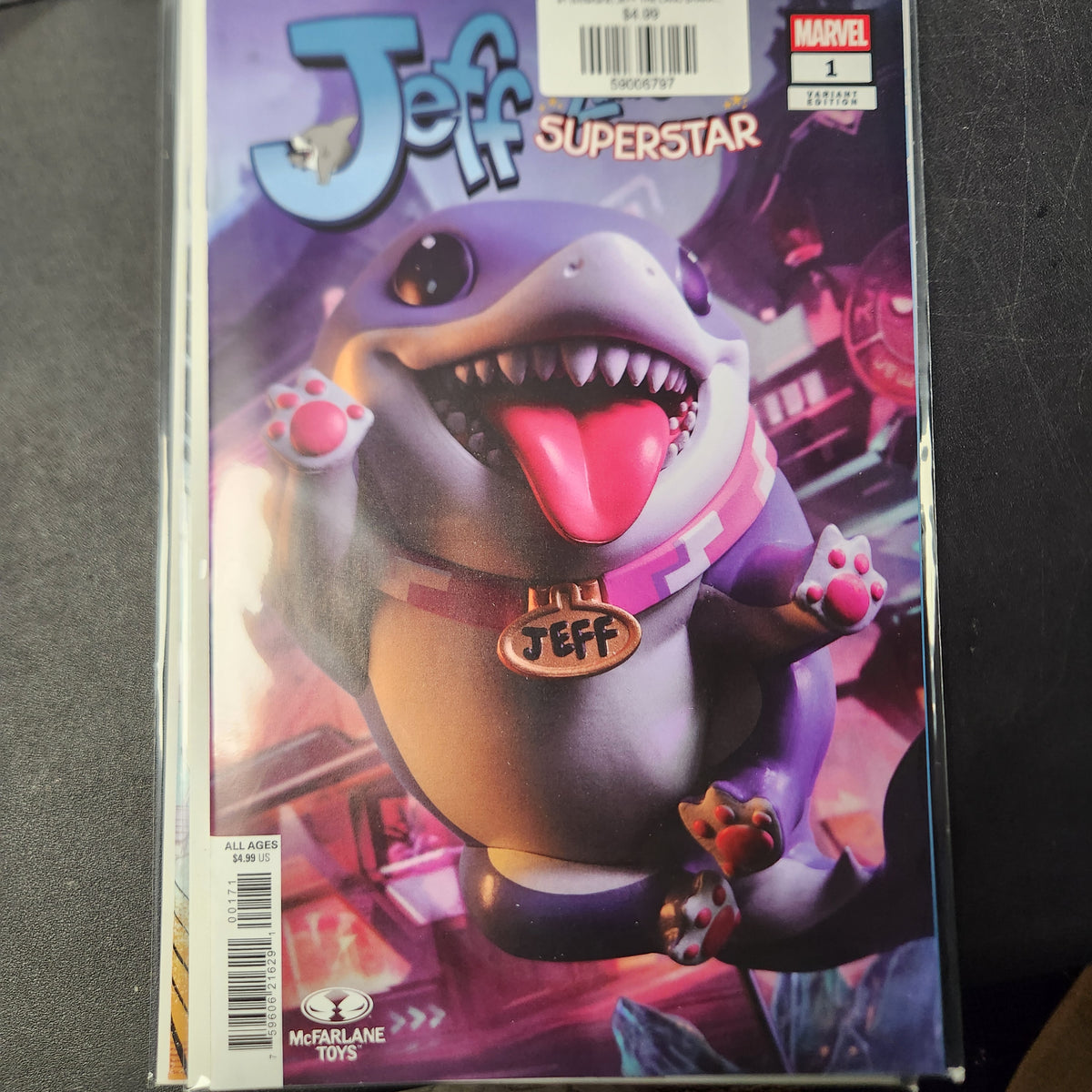 #1 (Mcfarlane) JEFF THE LAND SHARK: SUPERSTAR (MCFARLANE TOYS MARVEL RIVALS VARIANT)