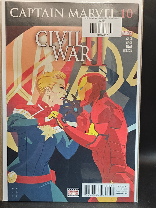 #10 Captain Marvel (2016 9th Series Marvel)