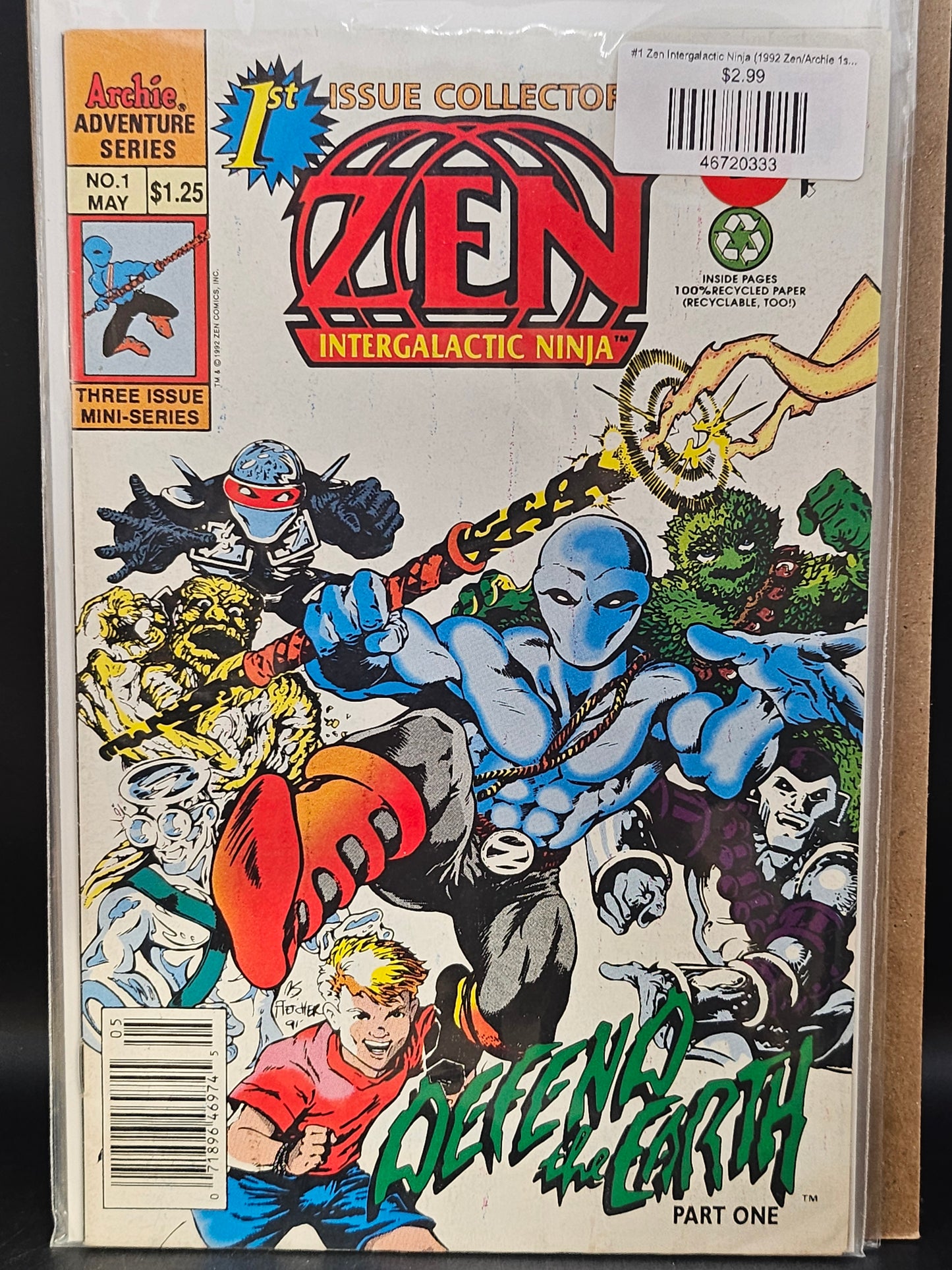 #1 Zen Intergalactic Ninja (1992 Zen/Archie 1st Series)