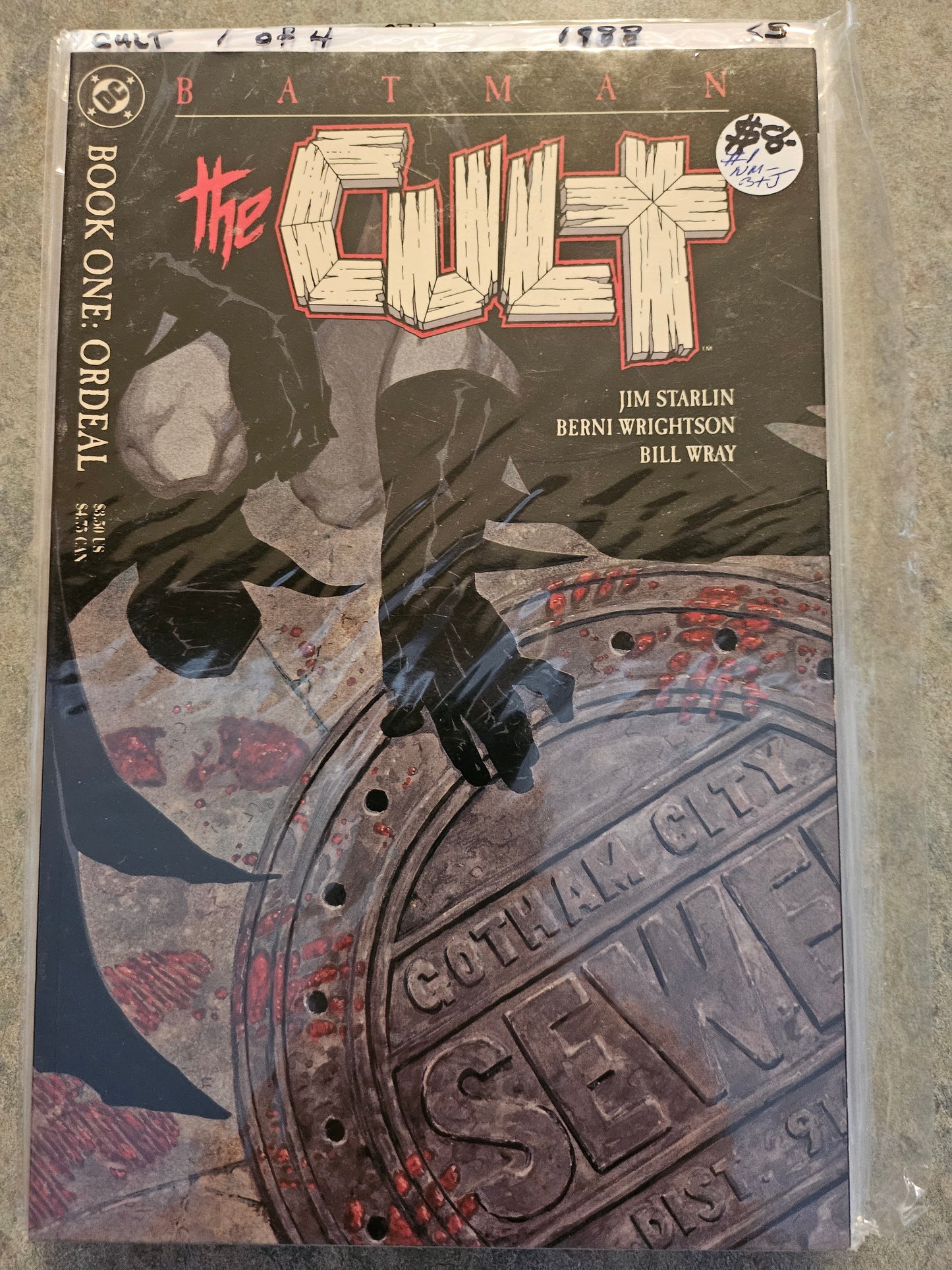 Batman: The Cult – DC Comics – (1988) – Volume 1 – Limited Series – #1 of 4