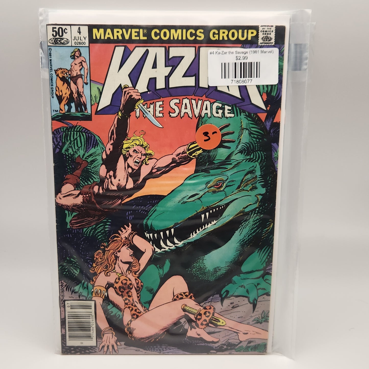 #4 Ka-Zar the Savage (1981 Marvel)