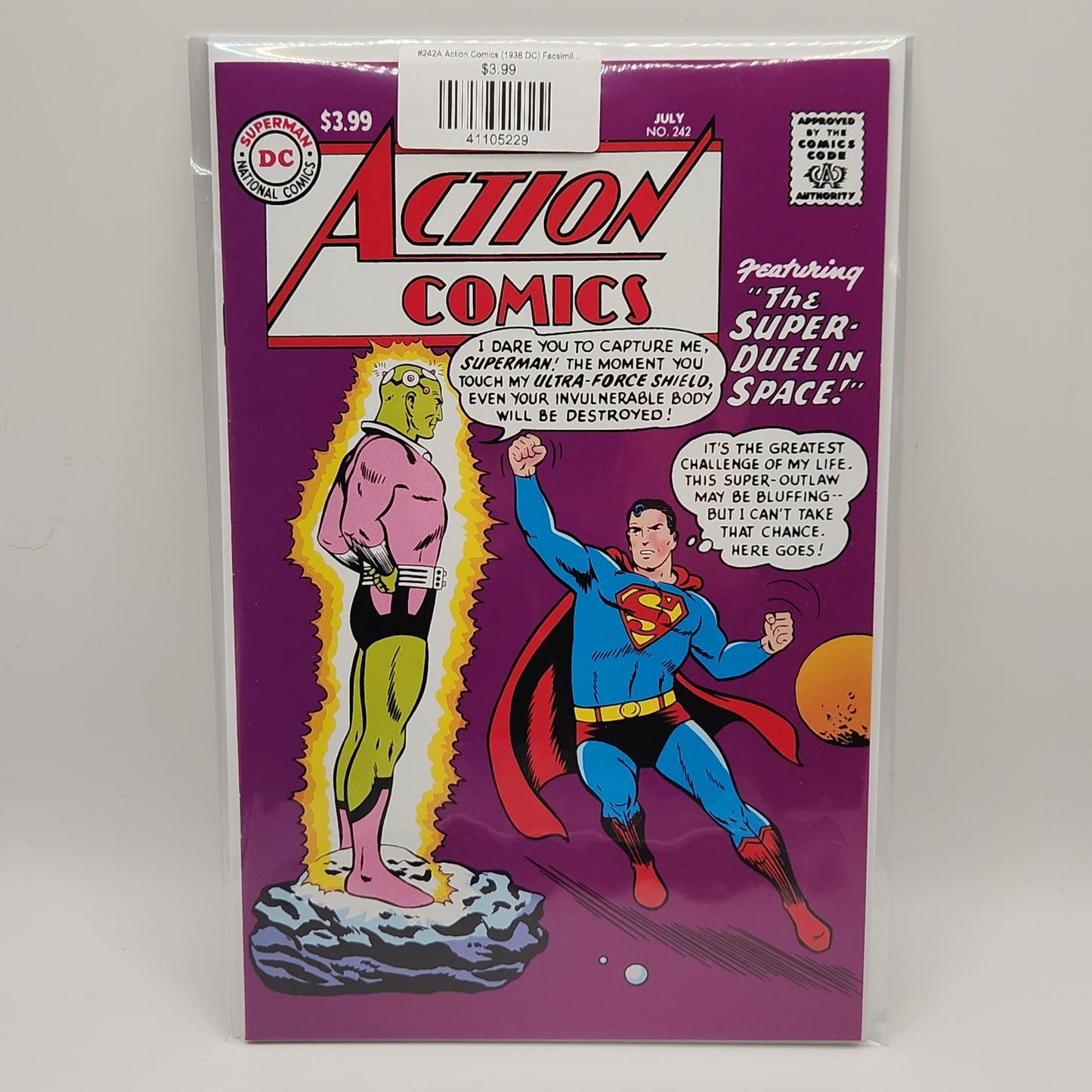 #242A Action Comics (1938 DC) Facsimile Edition