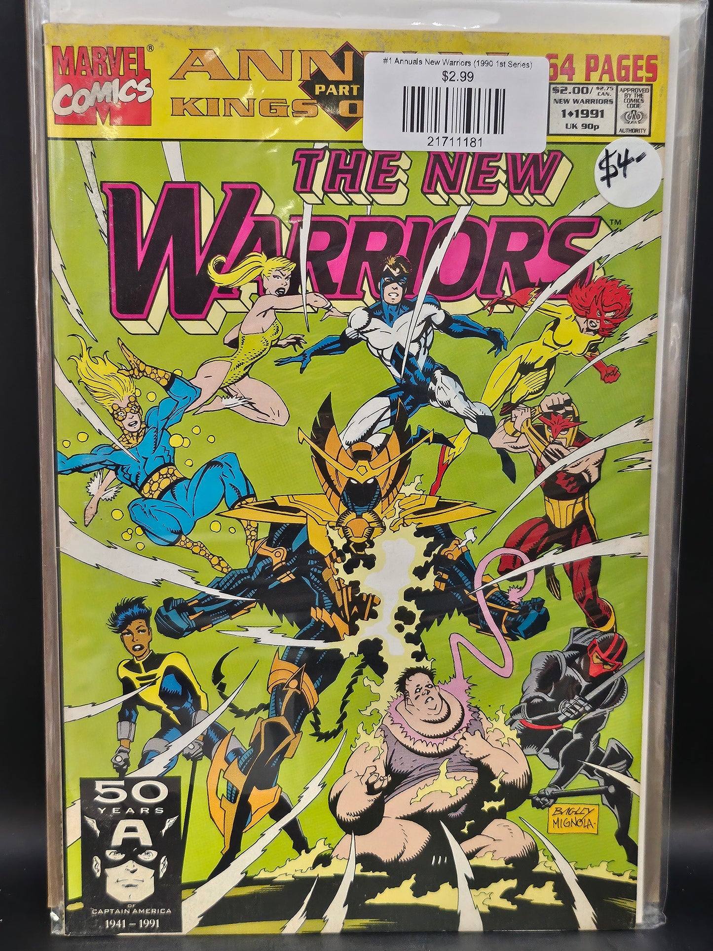 #1 Annuals New Warriors (1990 1st Series)
