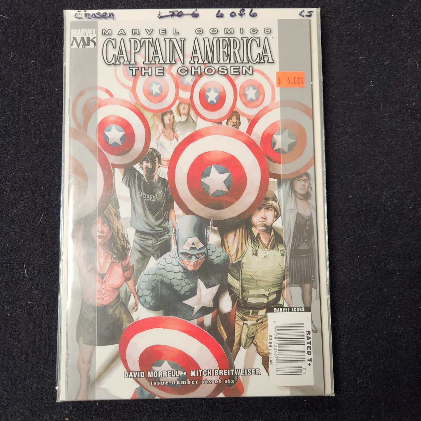 Captain America: The Chosen – Marvel – 2007–2008 – Volume 1 – Limited Series – #6 of 6 - Cover A