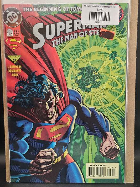 #0 Superman The Man of Steel (1991)