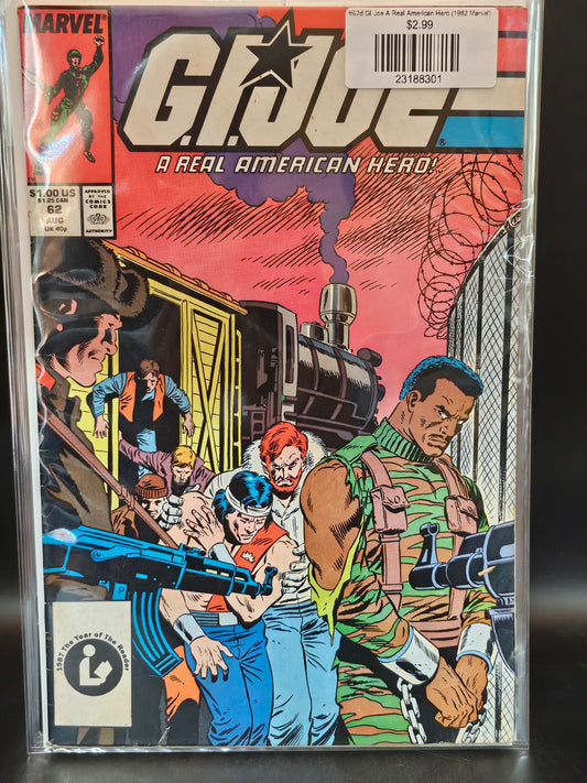 #62d GI Joe A Real American Hero (1982 Marvel)