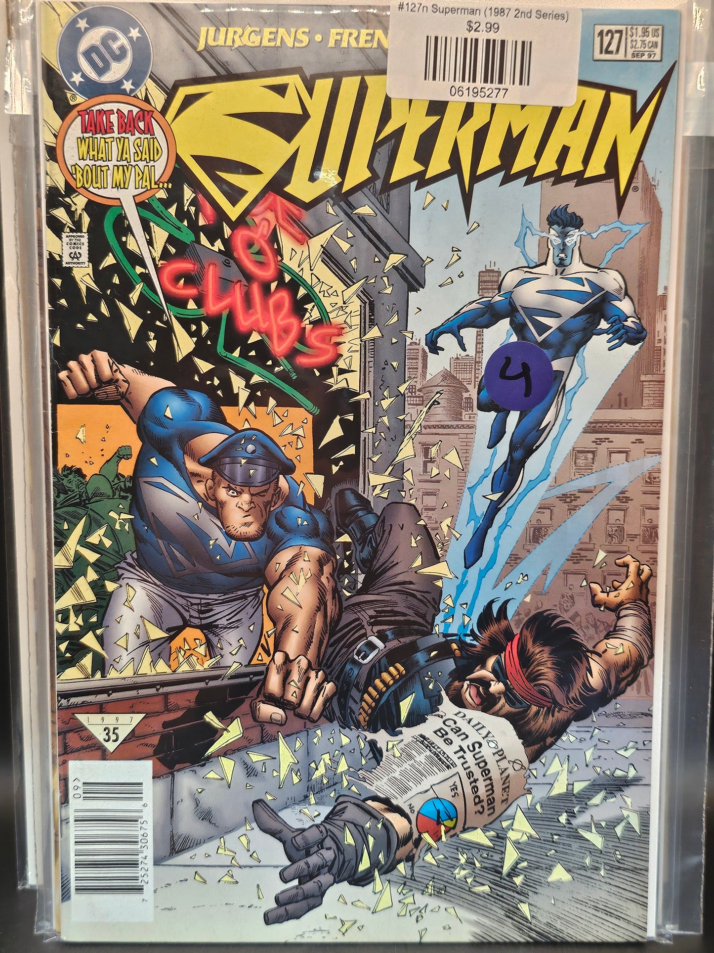 #127n Superman (1987 2nd Series)
