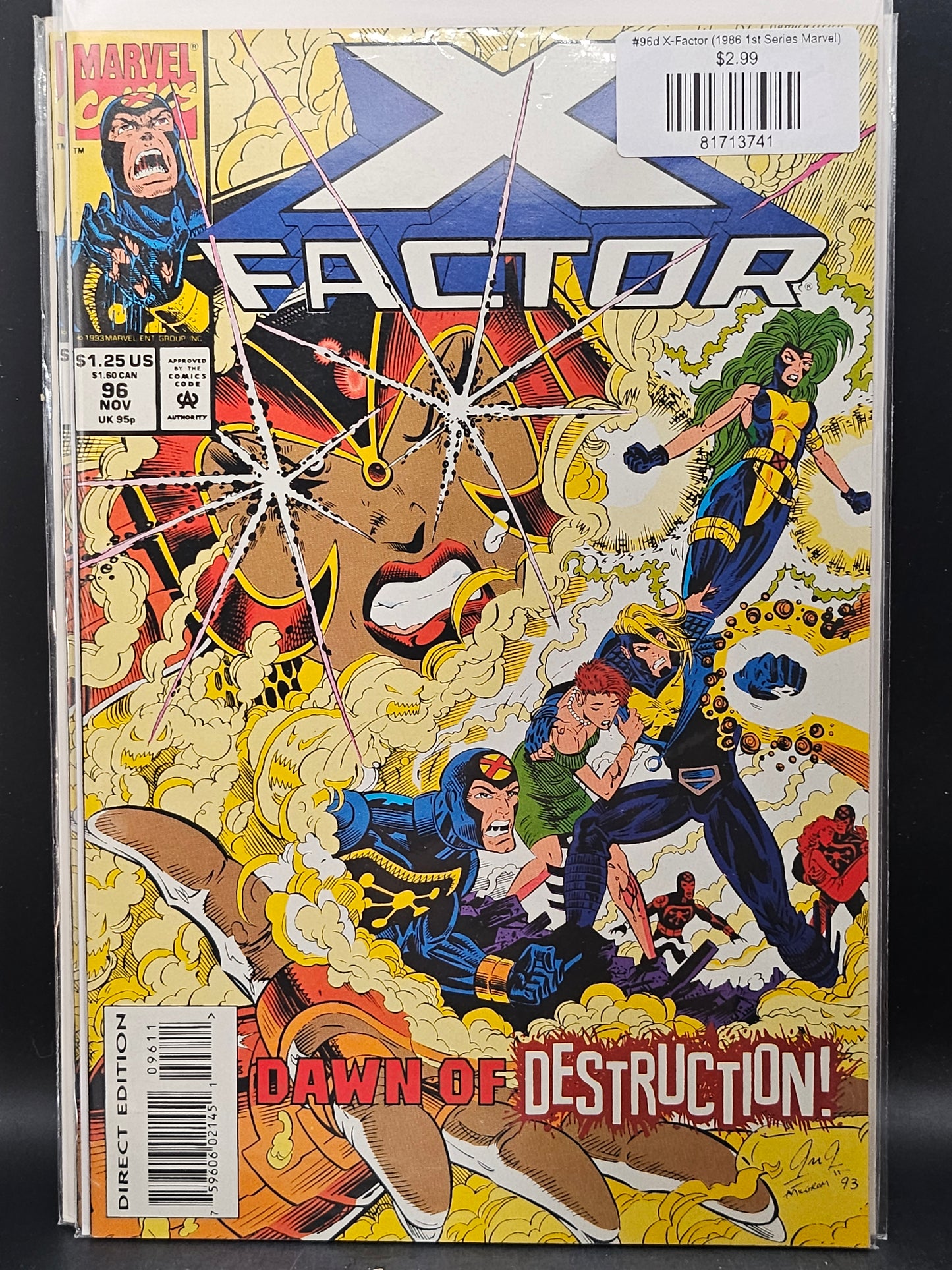 #96d X-Factor (1986 1st Series Marvel)